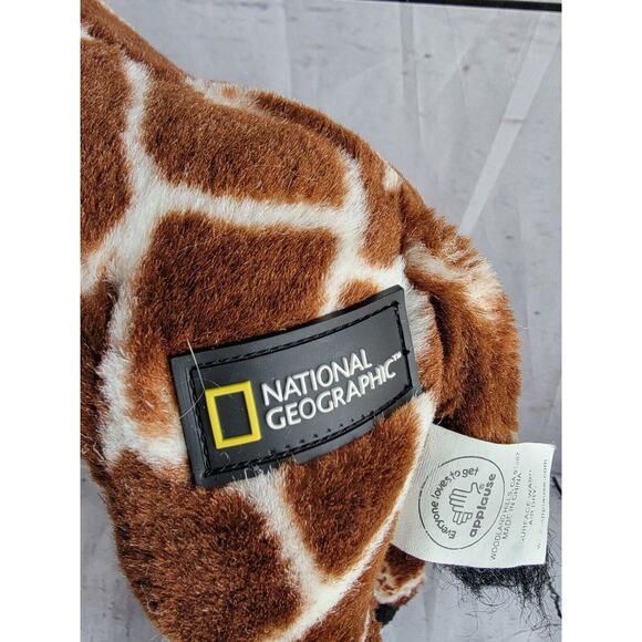 National Geographic realistic Giraffe Stuffed Animal plush 14inches Tall - Picture 3 of 12
